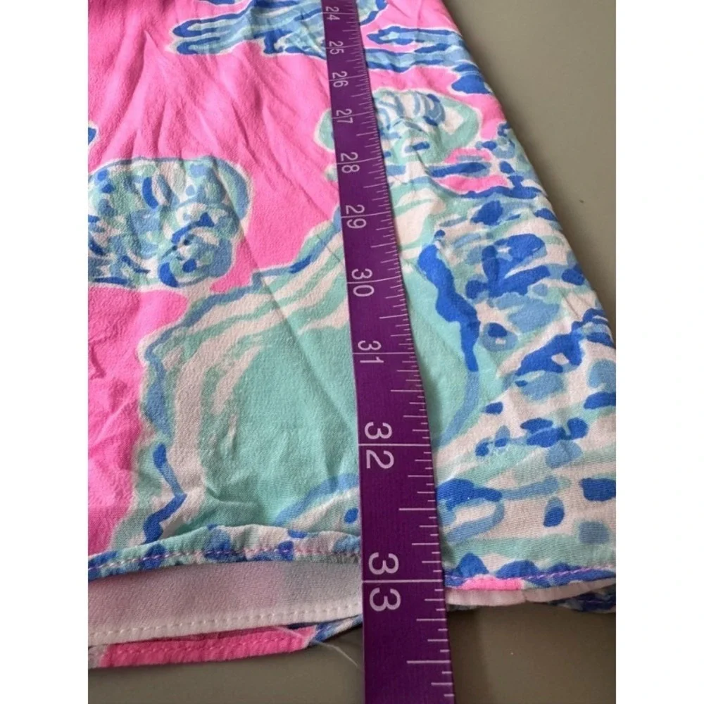 Lilly Pulitzer Mini Dress Women's Small Pink Coastal Tropical Beachy Resort Wear